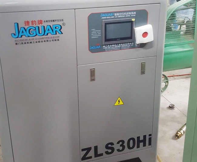 Hệ thống máy nén khí trục vít jaguar biến tần 20Hp tiết kiệm điện